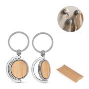 Chaveiro Metal e Bambu - 95071