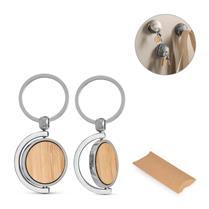 Chaveiro Metal e Bambu - 95071