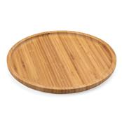 Petisqueira Redonda De Bambu 30*30cm - 18612