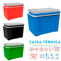 Caixa Térmica 34 Litros - 1101