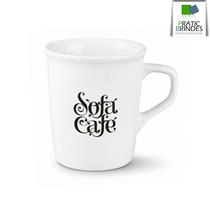Caneca Cerâmica Quadrada 200ml - 0136