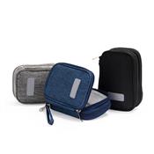 Estojo Multiuso Personalizado em Poliéster com 2 Compartimentos e 6 Bolsos em Tela