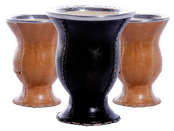 Cuia Personalizada em Couro tradicional
