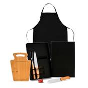 Kit Churrasco 5 Peças Personalizado com Avental
