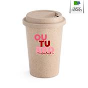 Copo Personalizado em Fibra de Bambu com Tampa - 450ml
