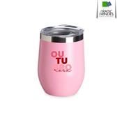 Copo Termico em Inox Personalizado com Tampa de Acrílico 320ml