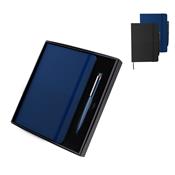 Kit Escritório Personalizado com Caderno A5 em PU e Caneta Metal