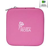 Porta-Joias em Couro Sintético Personalizado com Compartimentos Internos