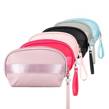 Nécessaire Personalizada em PU Impermeável com Zíper e Alça Removível
