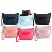 Nécessaire Personalizada em PU com Faixa de Nylon e Mosquetão Metálico