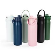 Garrafa Térmica Personalizada 700ml com Tampa Protetora e Canudo Interno