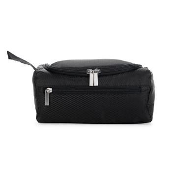 Nécessaire Personalizada Impermeável com Gancho Metálico e Bolsos Internos em Tela de Nylon